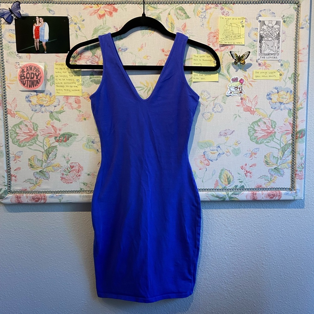 Target Wild Fable v-neck tight mini dress